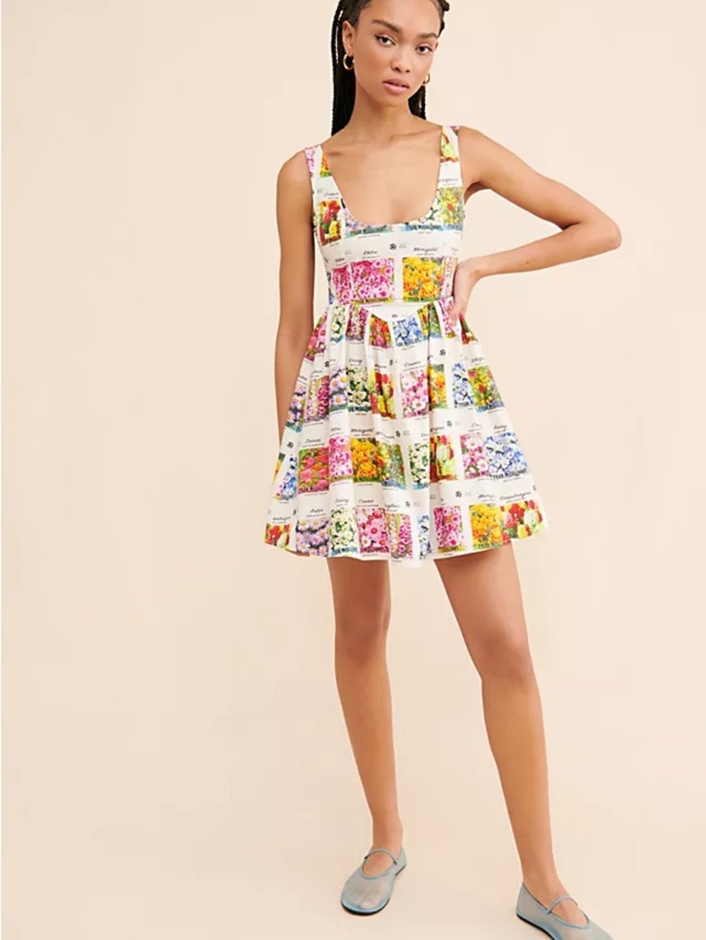 Tyler Mcgillivary Seed packet mini dress - Picture 3 of 4